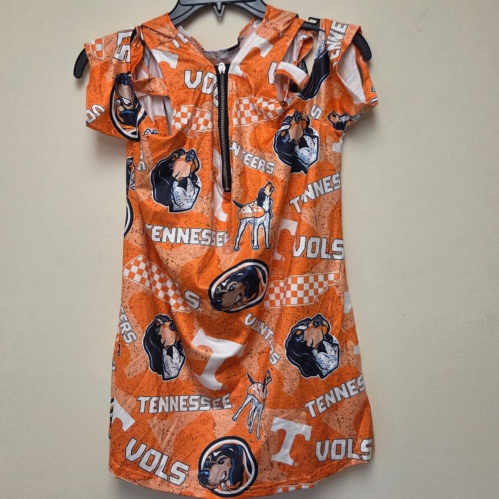 New UT Volunteers Smoky Dog Stretch Cold Shoulder Short-Sleeve Top XL/1X